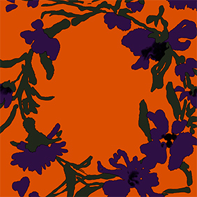 orange,lilac