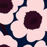 dark blue,pink,prune