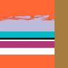 orange,light violet,turquoise