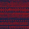 dark blue,red