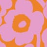 orange,pink