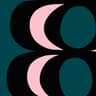 light green,pink,black